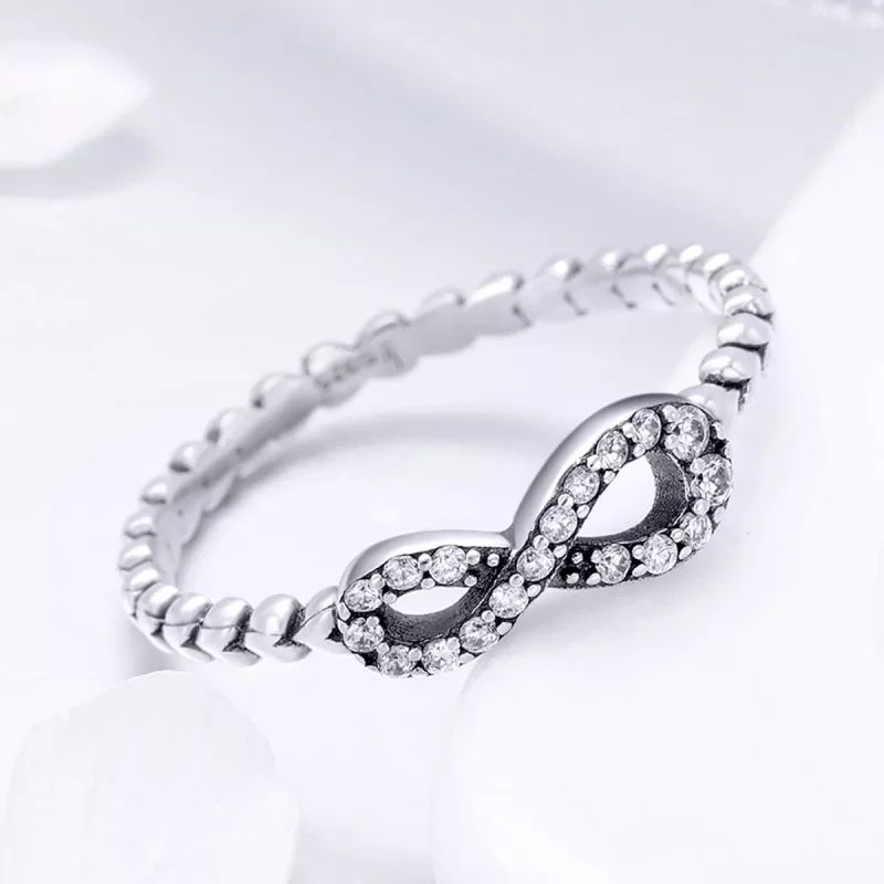 (bild till) Pandora Stil Ring Evigt Hjärta - Scr414 - View 3