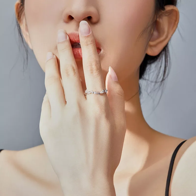 (bild till) Pandora Stil Ring Flower Crown - Scr625 - View 5
