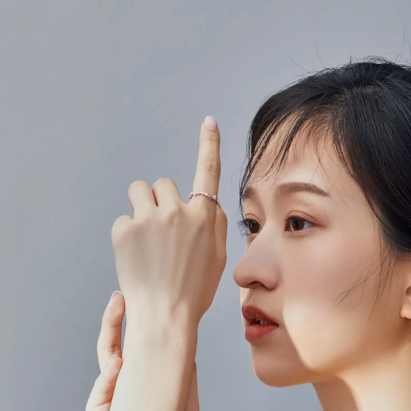 (bild till) Pandora Stil Ring Flower Crown - Scr625 - View 6
