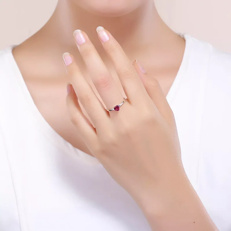 (bild till) Pandora Stil Ring Hjärtslag - Scr389 - View 5