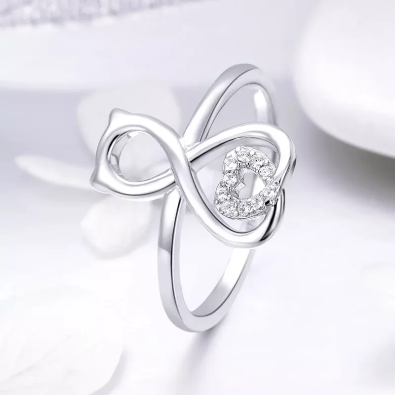 (bild till) Pandora Stil Ring Kattkärlek - Scr417 - View 3