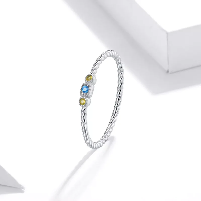 (bild till) Pandora Stil Ring Kärlek Till Rainbow - Scr721 - View 2