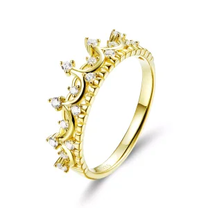 Pandora Stil Ring Krona 14 Karats Guldpläterad - Scr493 (bild till) Pandora Stil Ring Krona 14 Karats Guldpläterad - Scr493