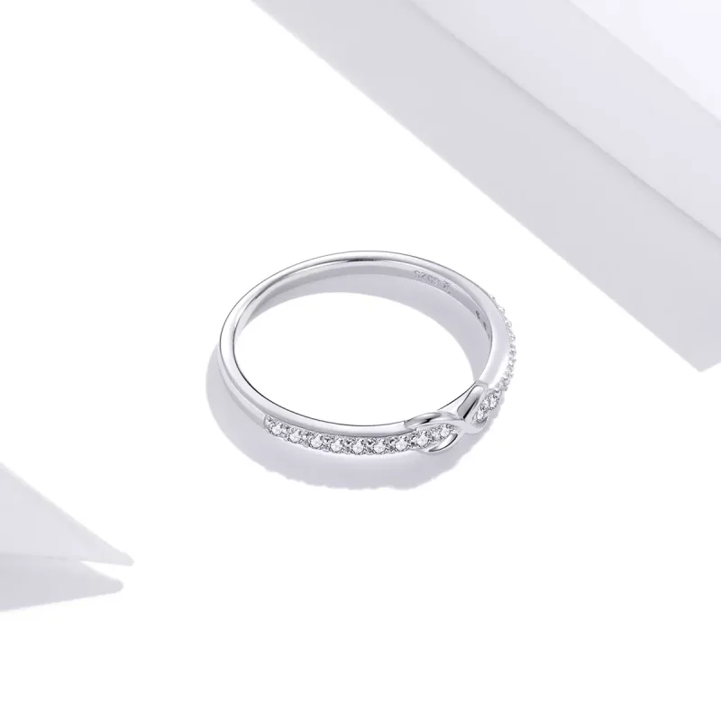 (bild till) Pandora Stil Ring Löften För Henne - Scr691 - View 4