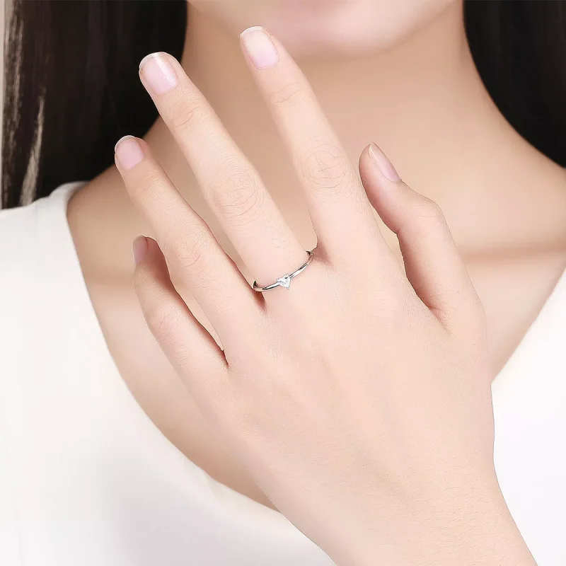 (bild till) Pandora Stil Ring Lilla Turhjärtat - Scr498 - View 5
