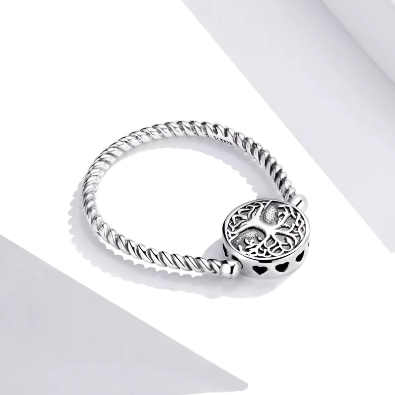 (bild till) Pandora Stil Ring Livets Träd - Scr667 - View 4
