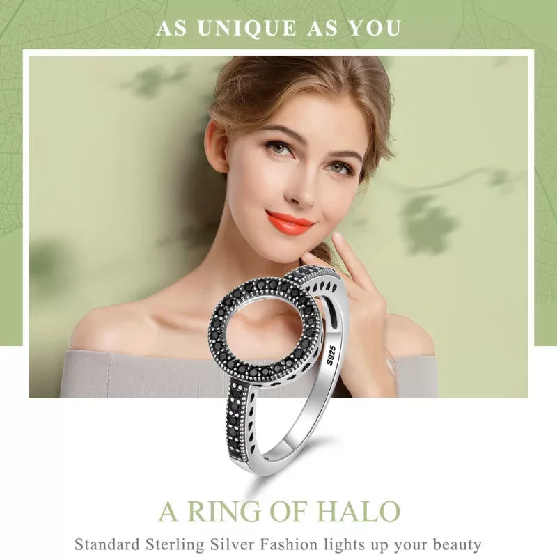 (bild till) Pandora Stil Ring Mousserande Halo - Scr112 - View 2