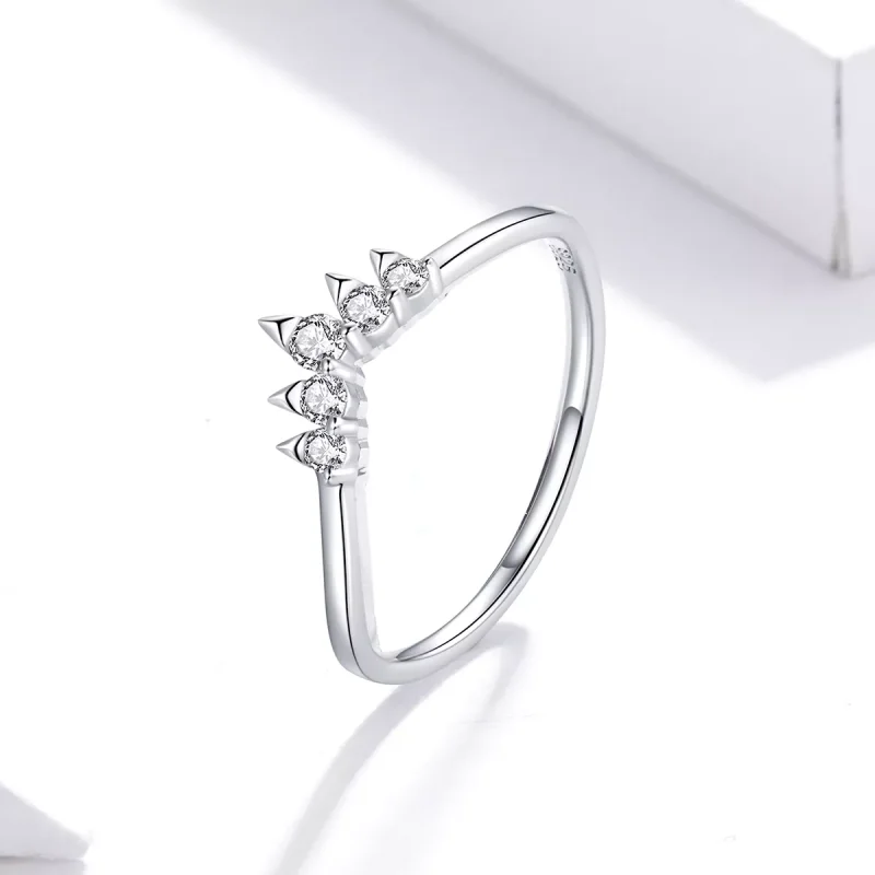 (bild till) Pandora Stil Ring Princess Crown - Scr686 - View 2