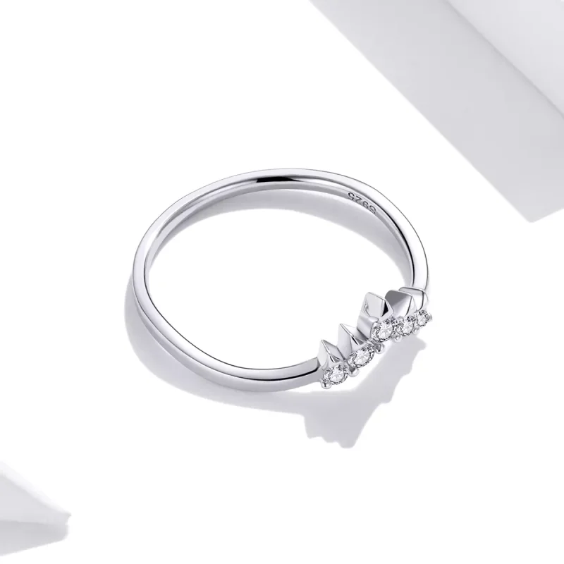 (bild till) Pandora Stil Ring Princess Crown - Scr686 - View 3