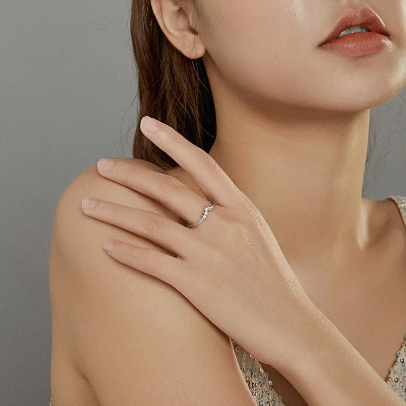(bild till) Pandora Stil Ring Princess Crown - Scr686 - View 6