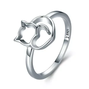 (bild till) Pandora Stil Ring Stygg Kattunge - Scr104