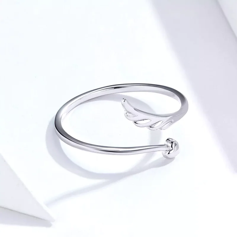 (bild till) Öppen Ring Angel Wing - Scr567 - View 4