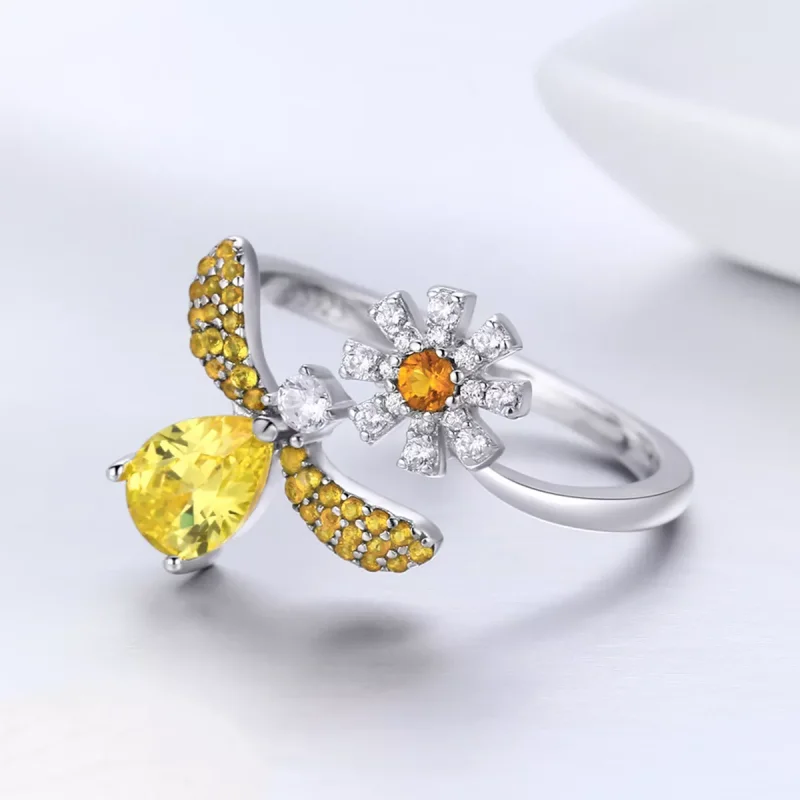 (bild till) Öppen Ring Bee Wish - Scr348 - View 2