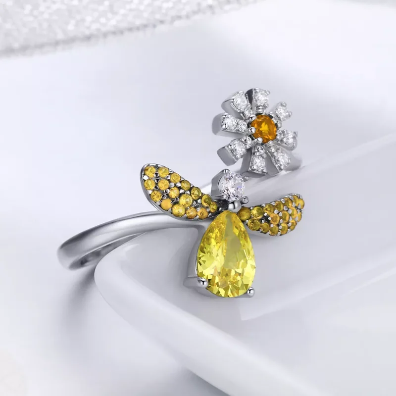 (bild till) Öppen Ring Bee Wish - Scr348 - View 3