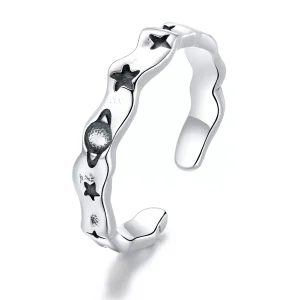 (bild till) Öppen Ring Celestial Stars - Scr678