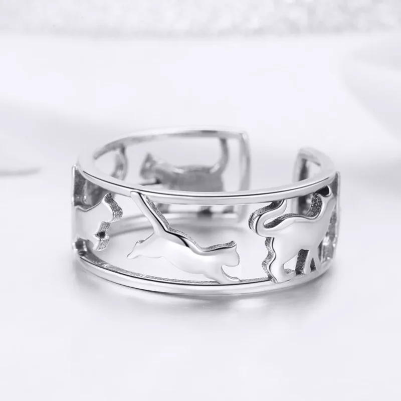 (bild till) Öppen Ring Glada Katter - Scr473 - View 3