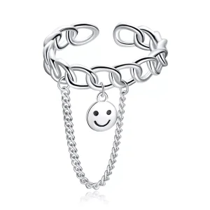 (bild till) Öppen Ring Smiley - Scr702