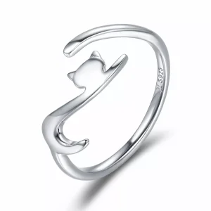 (bild till) Öppen Ring Sticky Cat - Scr220