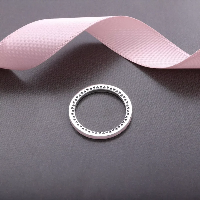 (bild till) Cerise Radiant Hearts of PANDORA Ring 191011NCC - View 2