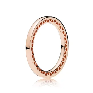 (bild till) Classic Hearts of PANDORA Ring 186237