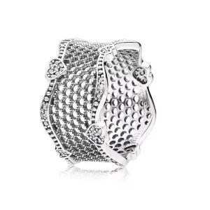 PANDORA Lace of Love Ring 197706CZ (bild till) PANDORA Lace of Love Ring 197706CZ