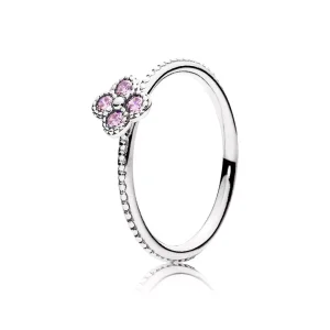 (bild till) PANDORA Pink Oriental Blossom Ring 191001PCZ