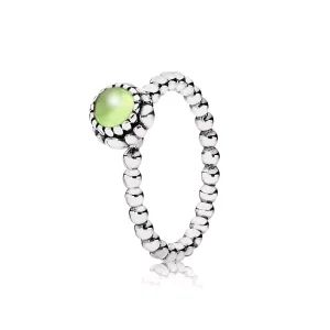(bild till) Pandora Ring Augusti Födelsesten - 190854Pe