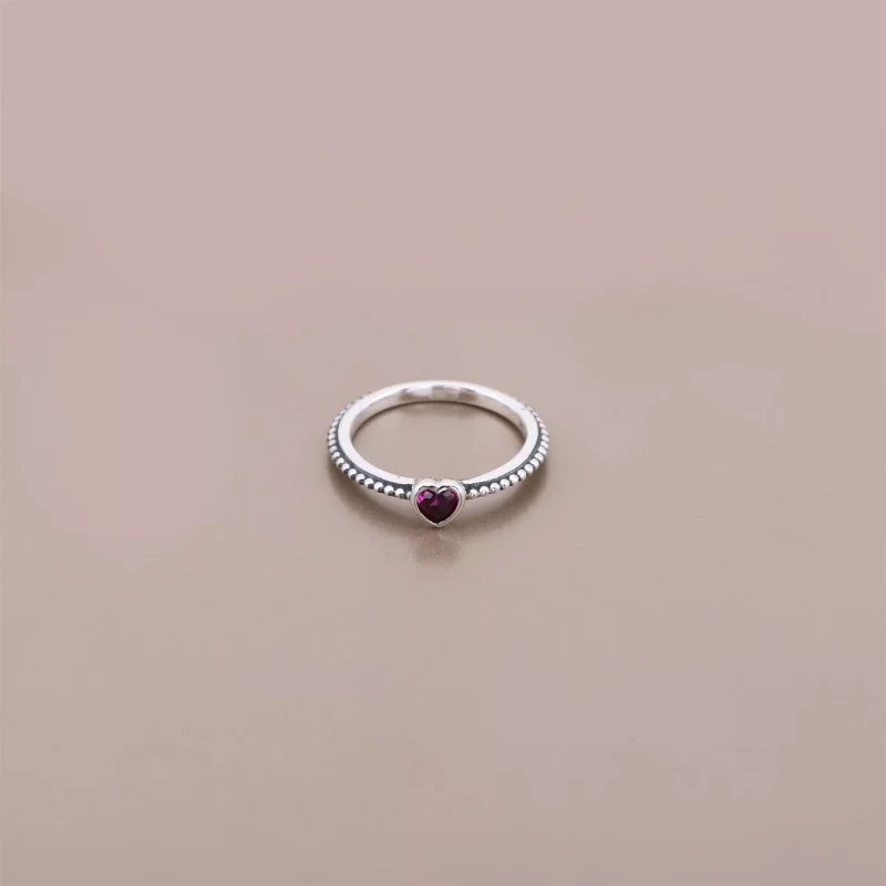 (bild till) Pandora Ring Delikat Hjärta - 190896Sgr - View 2