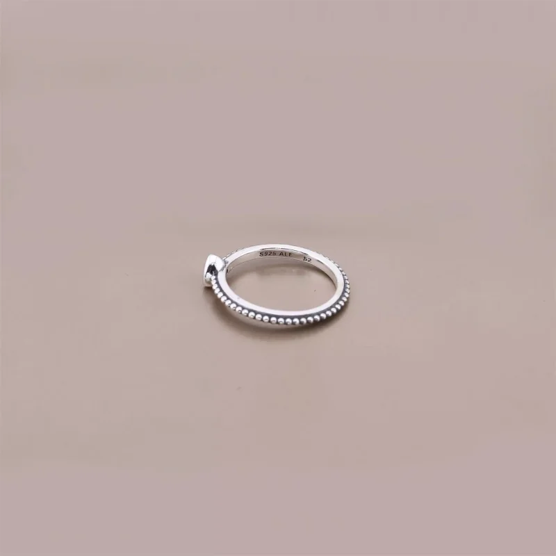 (bild till) Pandora Ring Delikat Hjärta - 190896Sgr - View 3