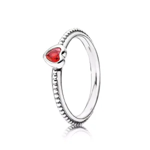 (bild till) Pandora Ring Delikat Hjärta - 190896Sgr
