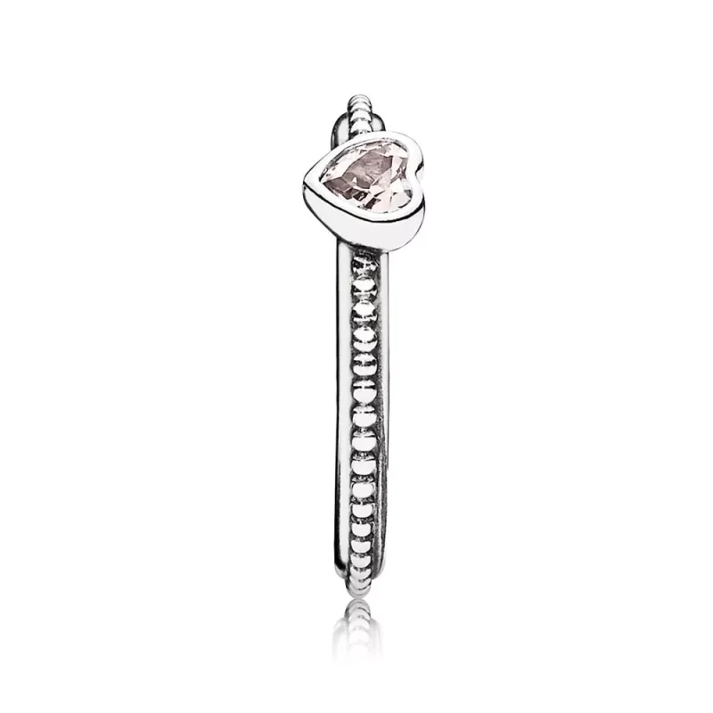 (bild till) Pandora Ring Delikat Hjärta - 190896Slp - View 2