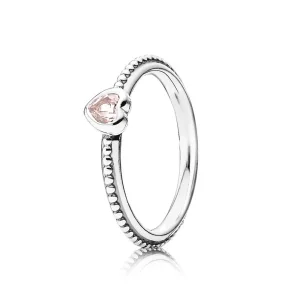 (bild till) Pandora Ring Delikat Hjärta - 190896Slp