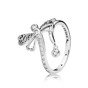 (bild till) Pandora Ring Drömmande Dragonfly - 197093Cz