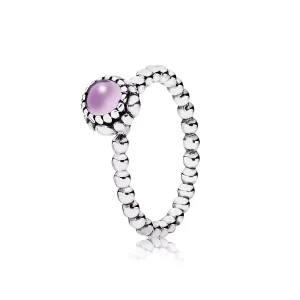 (bild till) Pandora Ring Februari Birthstone - 190854Am