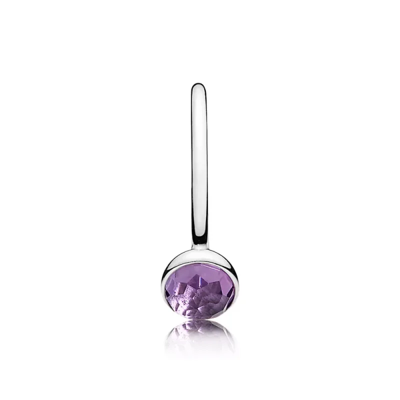 (bild till) Pandora Ring Februari Droplet Birthstone - 191012Sam - View 4