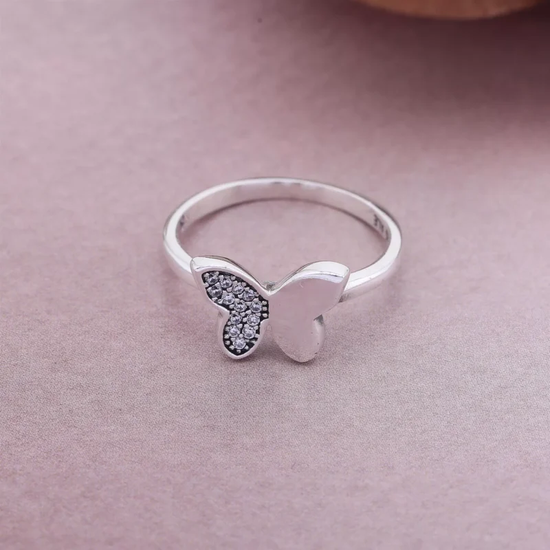 (bild till) Pandora Ring Fjäril - 190993Cz - View 2