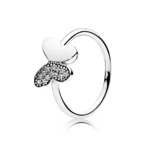 (bild till) Pandora Ring Fjäril - 190993Cz