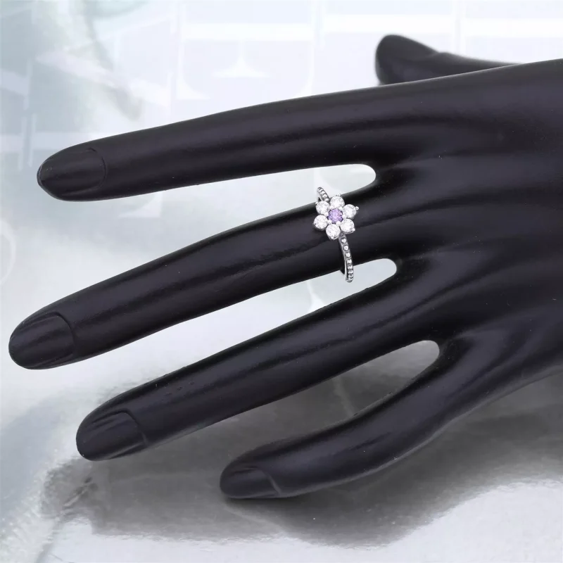 (bild till) Pandora Ring Glöm Mig Inte - 190990Acz - View 4