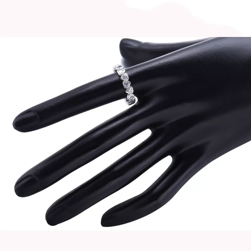 (bild till) Pandora Ring Gnistrande Hjärtstapling - 190897Cz - View 3