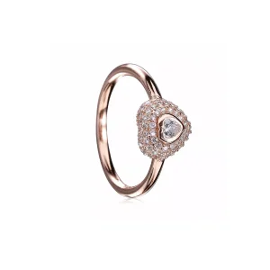 (bild till) Pandora Ring Hjärta 14 Karat Roséguld - Py00134-1