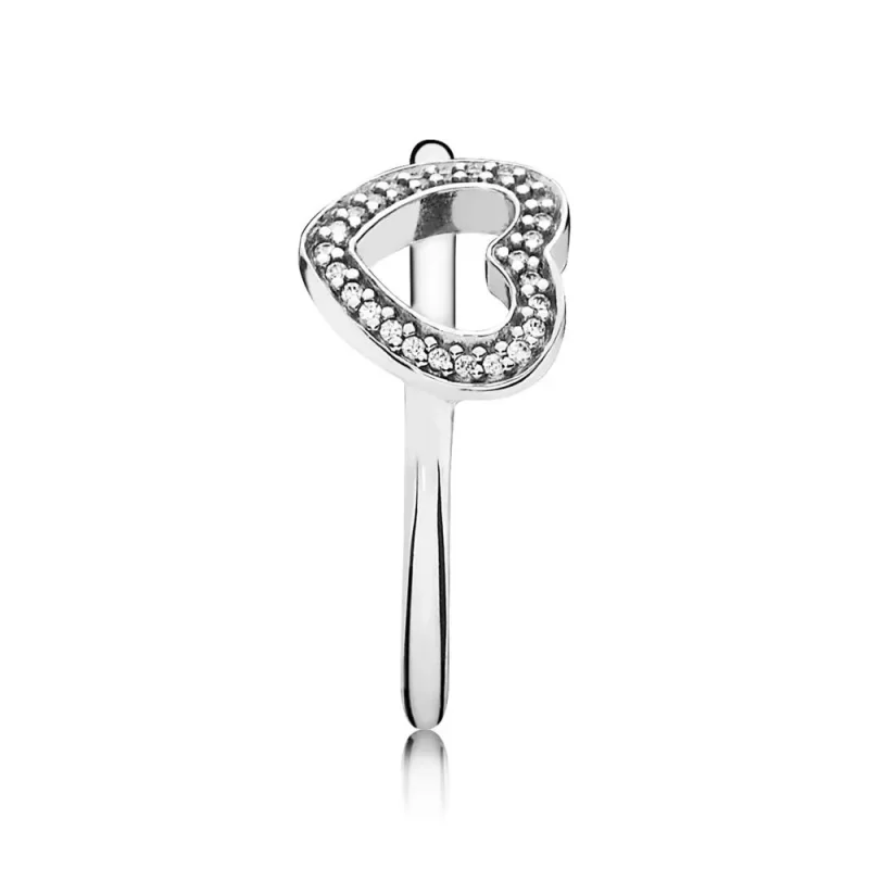(bild till) Pandora Ring Hjärta - 190861Cz - View 4