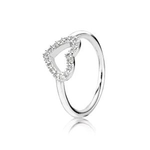 (bild till) Pandora Ring Hjärta - 190861Cz