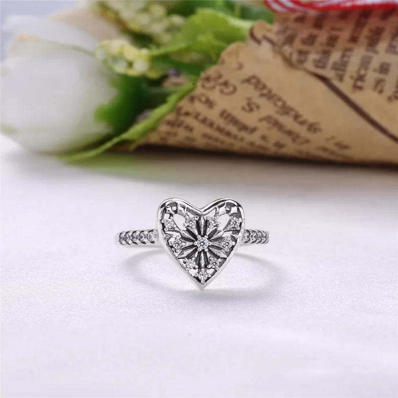 (bild till) Pandora Ring Hjärtan av Vintern - 196371Cz - View 2