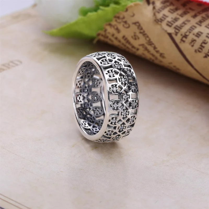 (bild till) Pandora Ring Intrikat Galler - 190955Cz - View 3