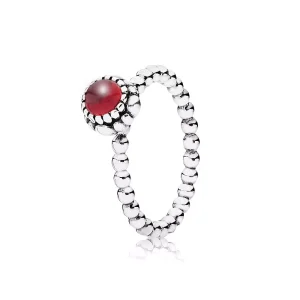 (bild till) Pandora Ring Januari Birthstone - 190854Ga