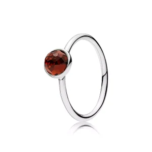 (bild till) Pandora Ring Januari Droppranat - 191012Gr
