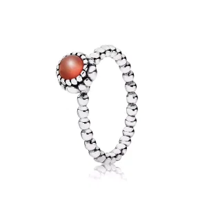 (bild till) Pandora Ring Juli Birthstone - 190854Car