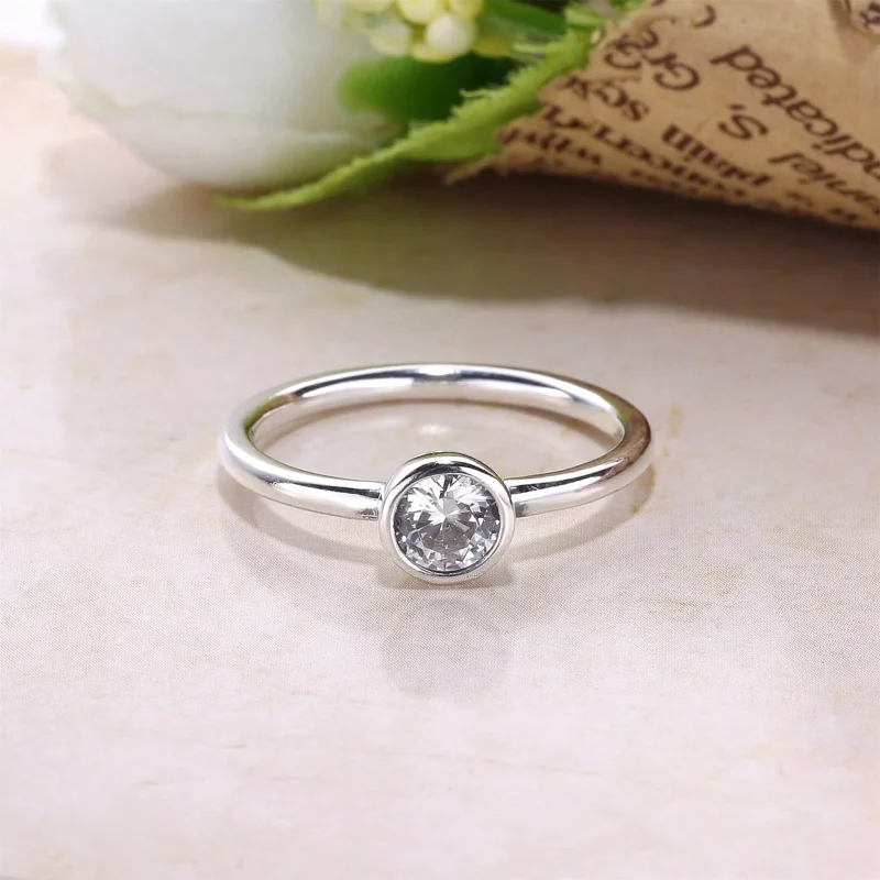(bild till) Pandora Ring Klassisk Elegans - 191043Cza - View 3