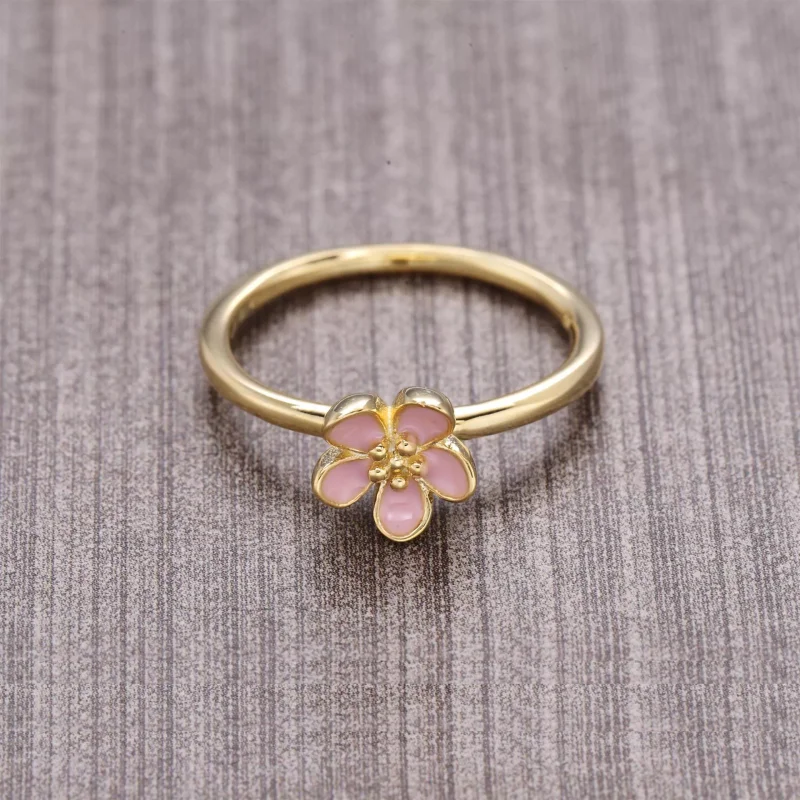 (bild till) Pandora Ring Körsbärsblom - 150174En40 - View 3