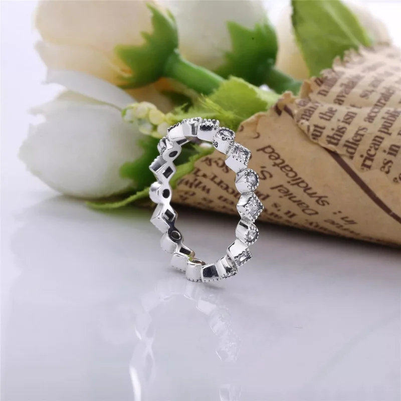 (bild till) Pandora Ring Lockande Lysande Prinsessa - 190943Cz - View 2